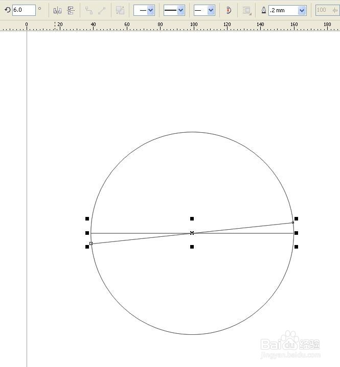 用CorelDRAW绘制一只表。表的刻度怎么画？