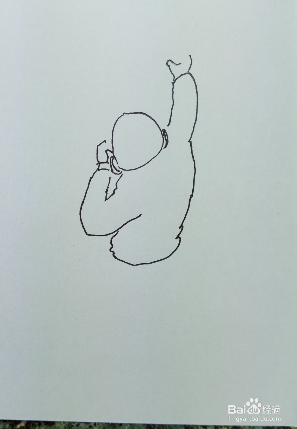 怎样画儿童简笔画用枪瞄准