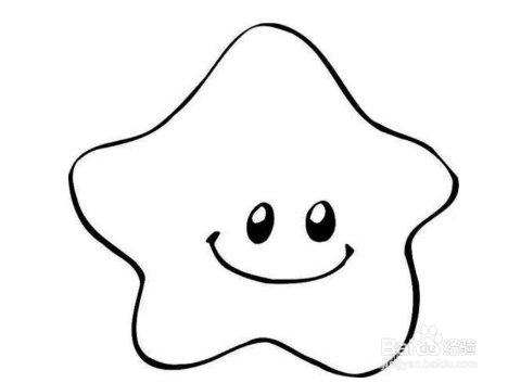 简笔画：多刺的仙人掌和海星的绘画步骤