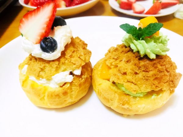 酥皮泡芙水果塔