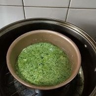 制作菠菜发糕
