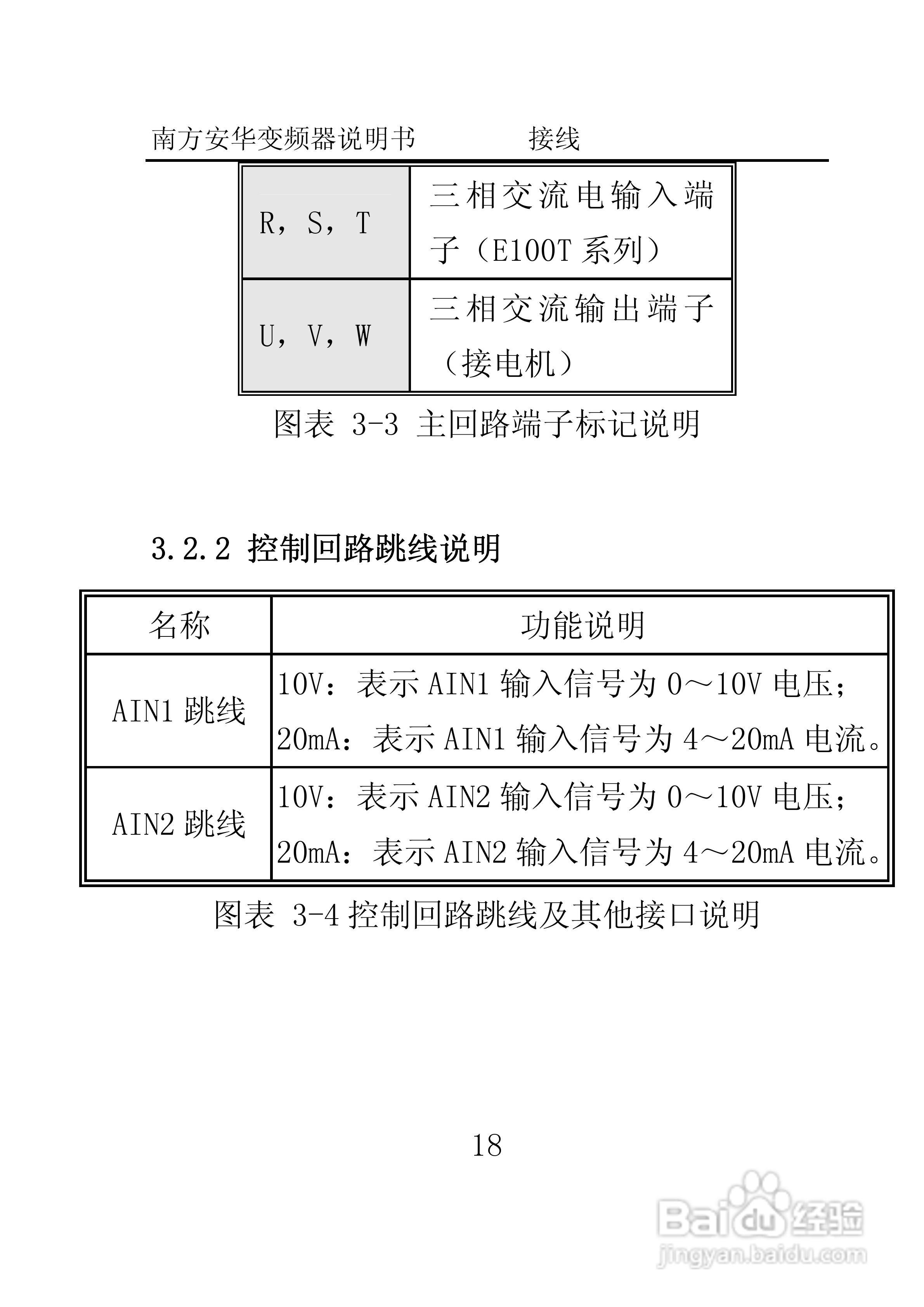 南方安华E100T5R5P变频器说明书:[3]