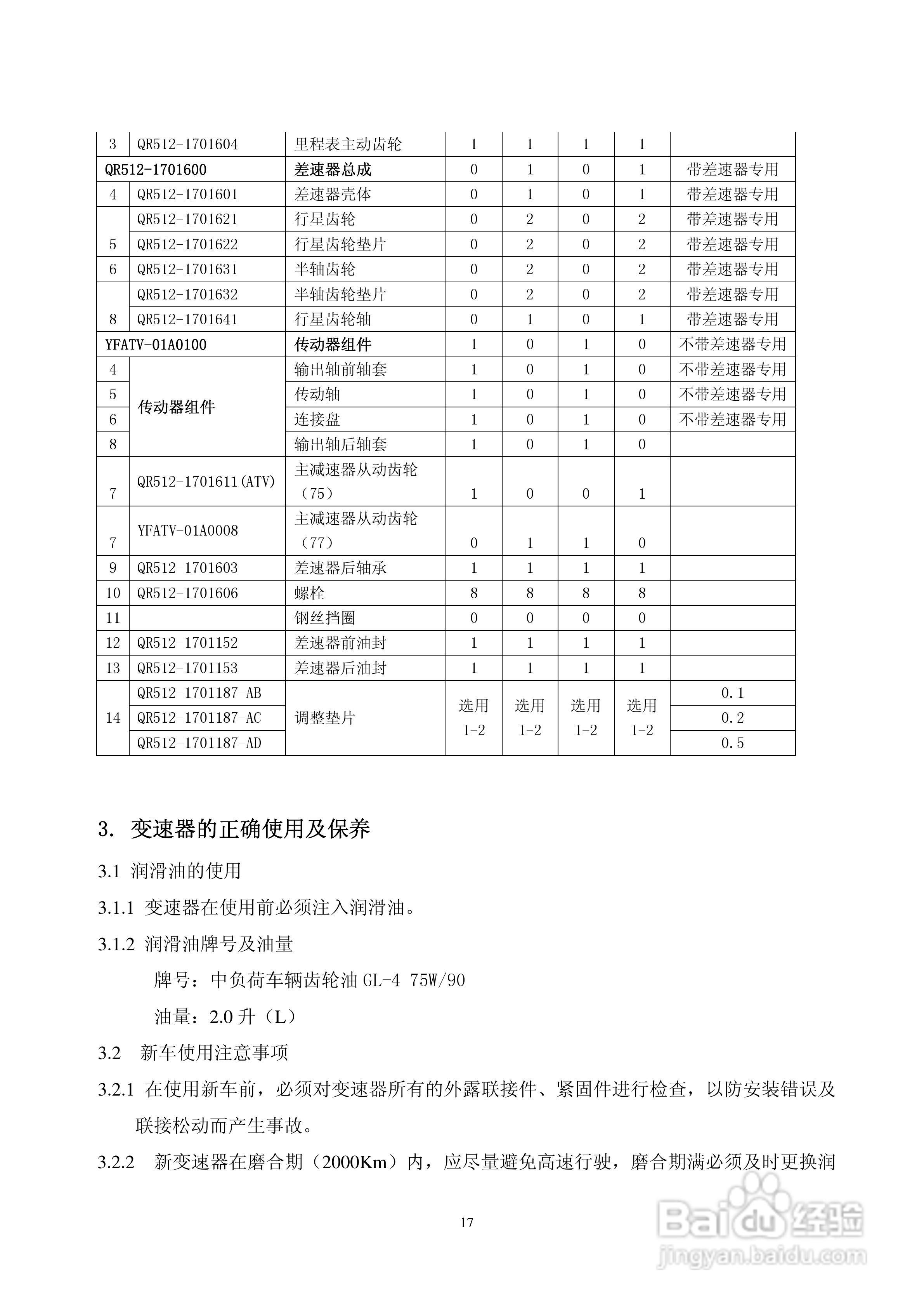 YFATV 系列变速器使用说明书:[2]