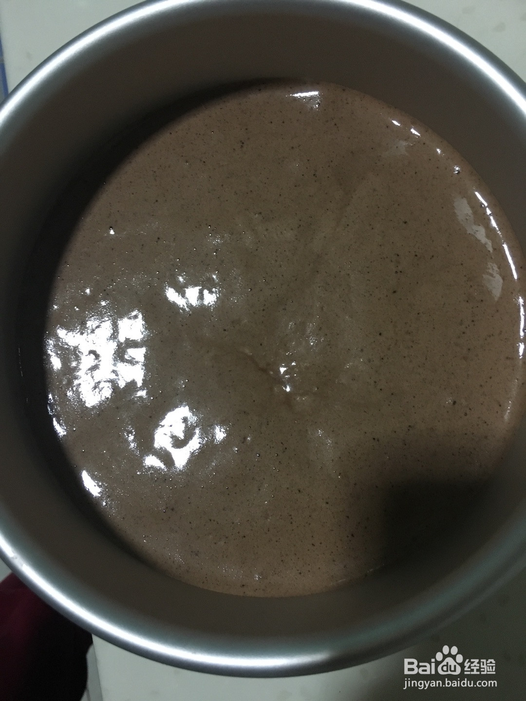 六寸可可戚风蛋糕的做法