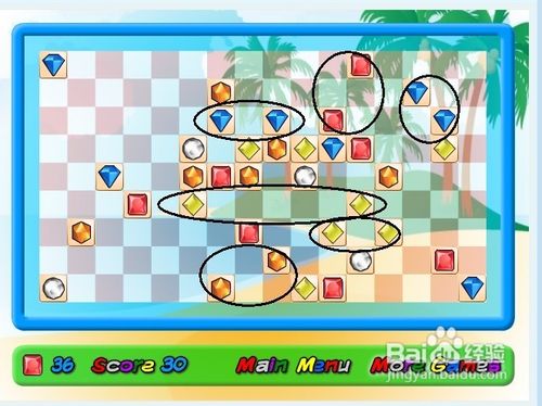 怎样玩《宝石岛连连看》小游戏