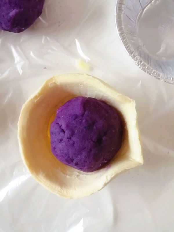 爆浆芝士紫薯酥