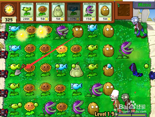 植物大战僵尸第9关通关详细攻略