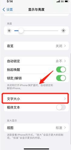 苹果手机如何设置字体大小
