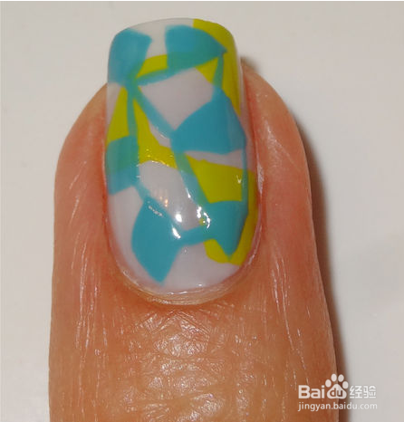 瓷砖打印美甲教程