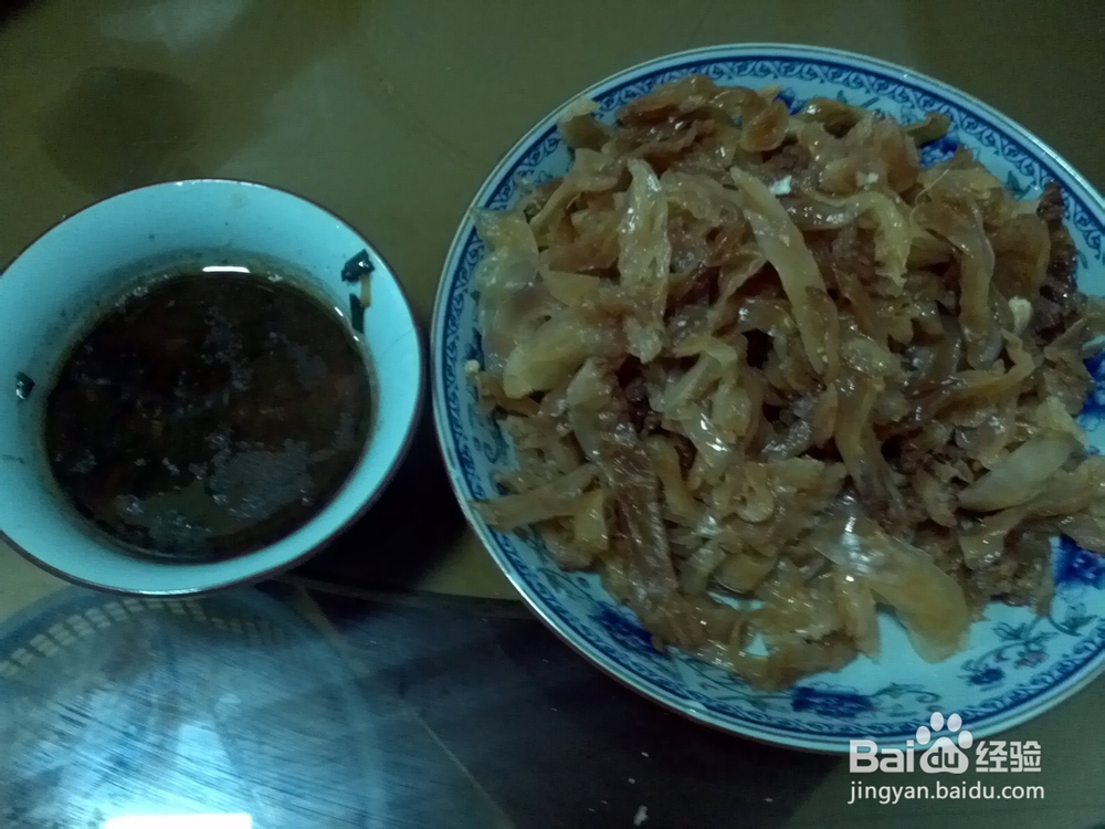 海蜇皮沾酱的制作方法