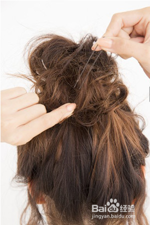 新款韩式盘发教程