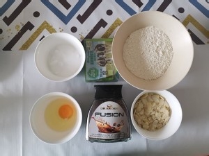 怎么做超简单的咖啡杏仁饼干