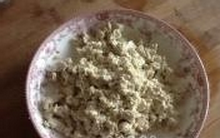 美味的小葱拌豆腐