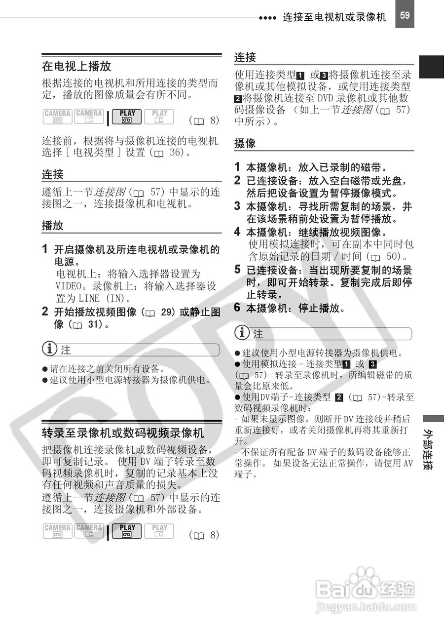 佳能MD130数码摄相机使用说明书:[6]