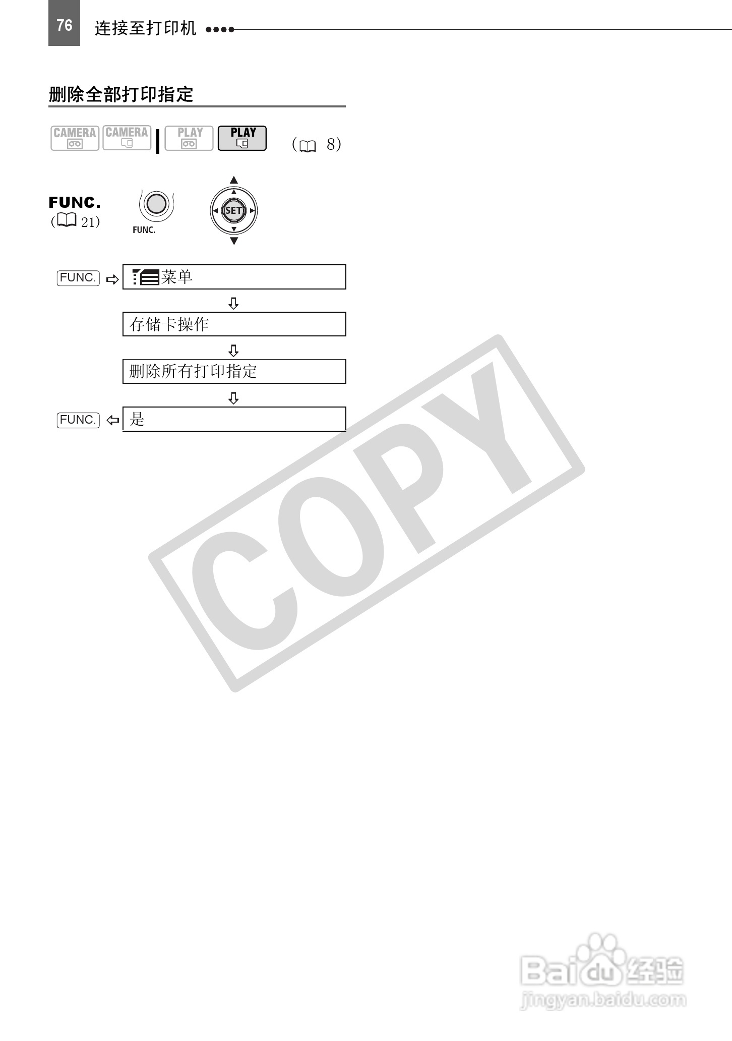 佳能HV40数码摄像机使用说明书:[8]