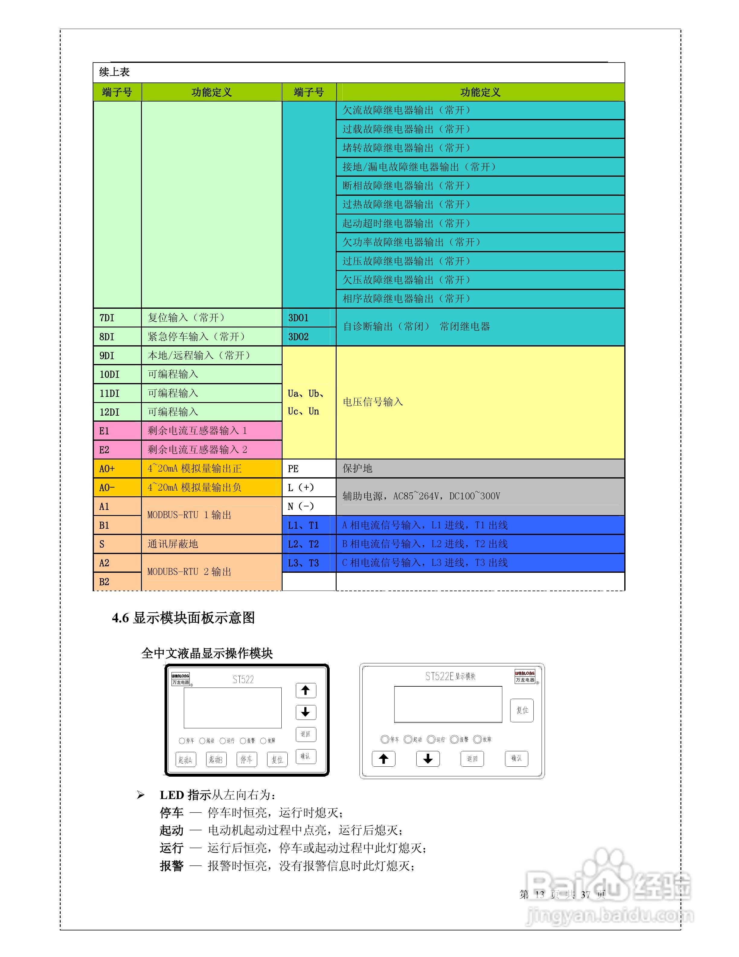 ST500系列智能电动机控制器说明书:[2]