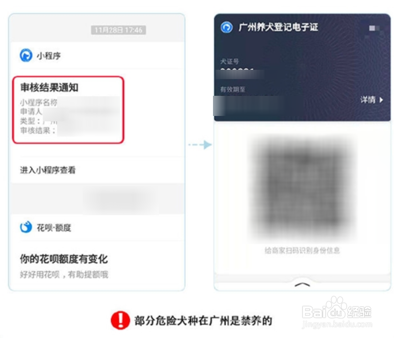 支付宝中怎么刷脸办狗证