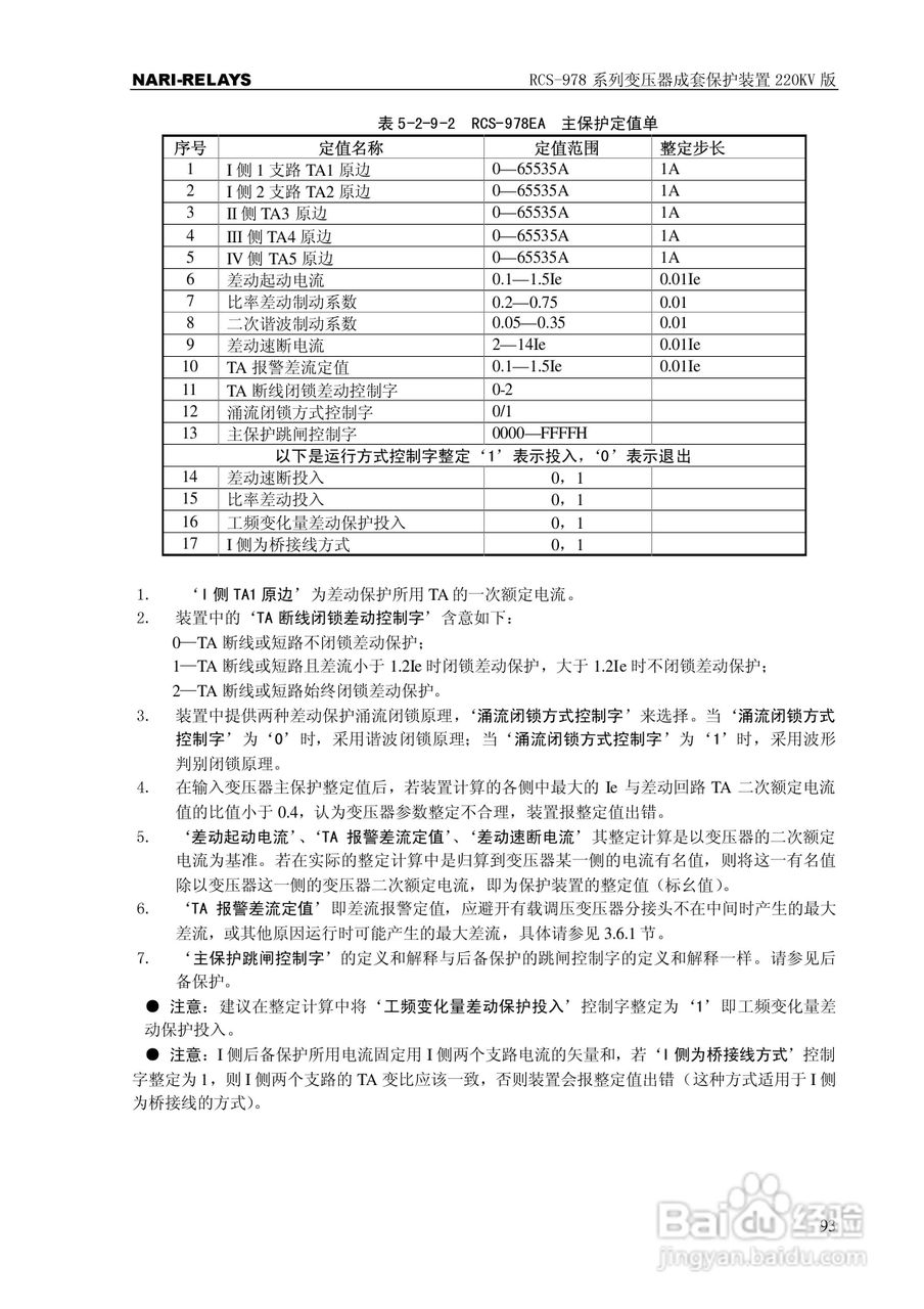 RCS-978系列变压器成套保护装置220kV版技术说明书:[10]