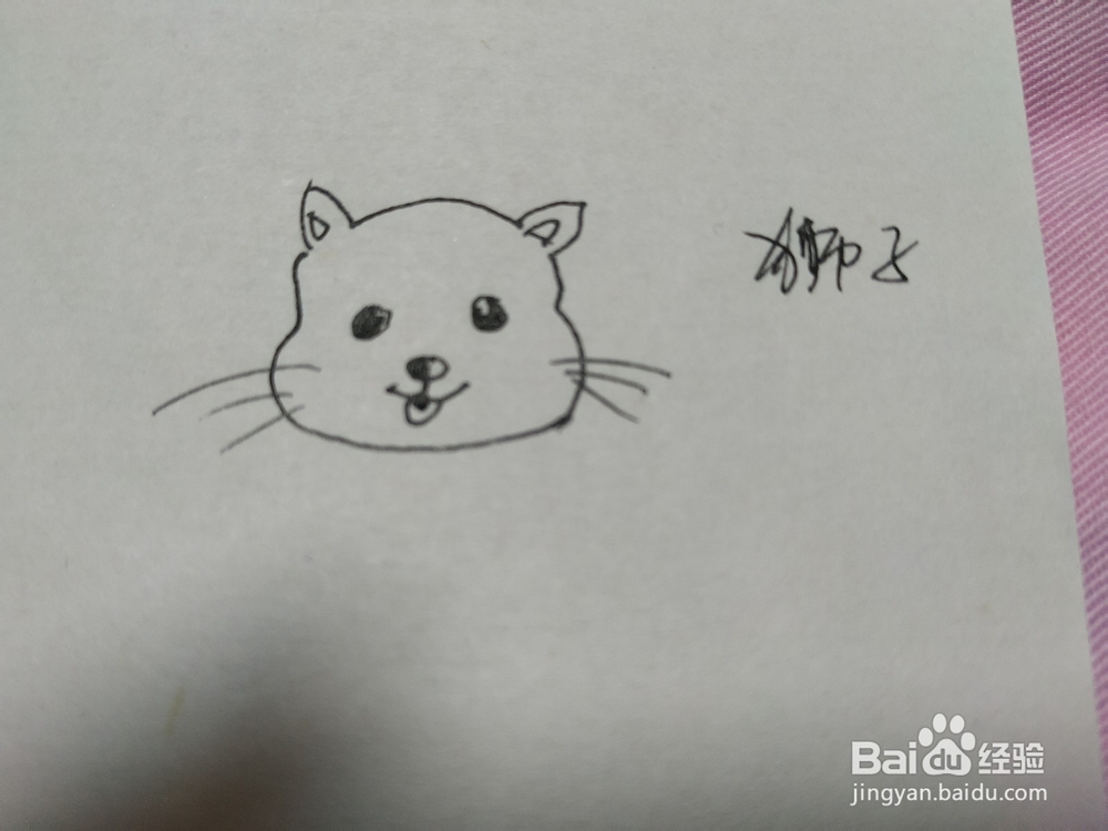 卡通狮子简笔画画法步骤分享