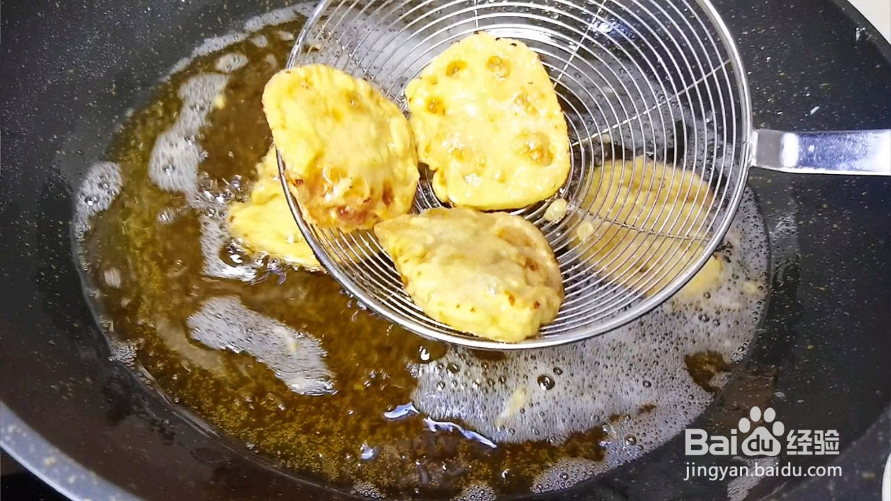 炸藕盒的做法