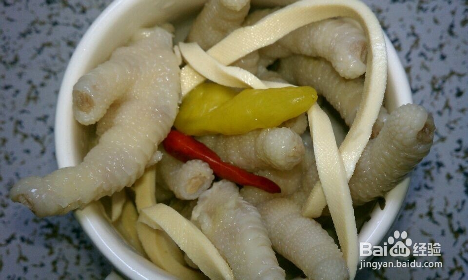 水晶鸡脚怎么做