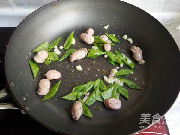 蒜香黑椒意面