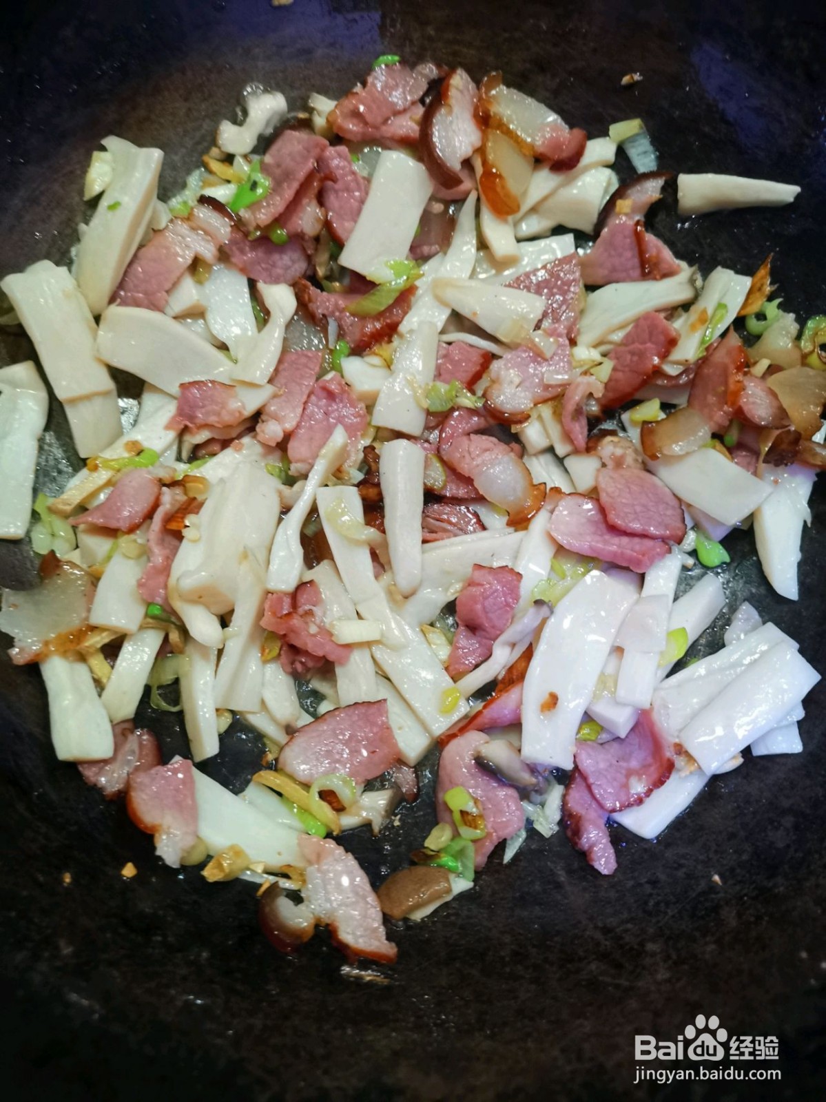 腊肉杏鲍菇的简单做法