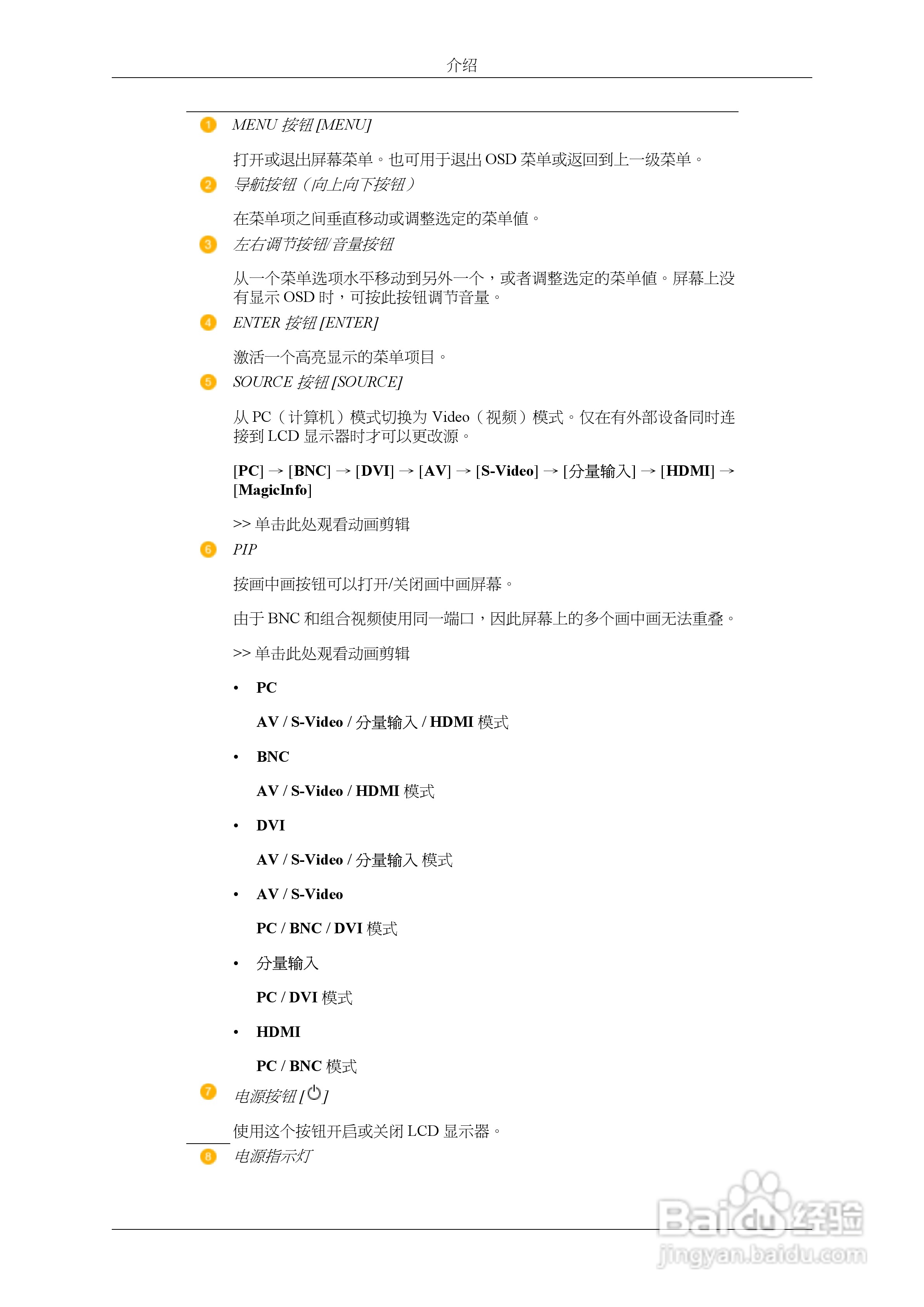三星460UXn液晶显示器使用说明书:[3]