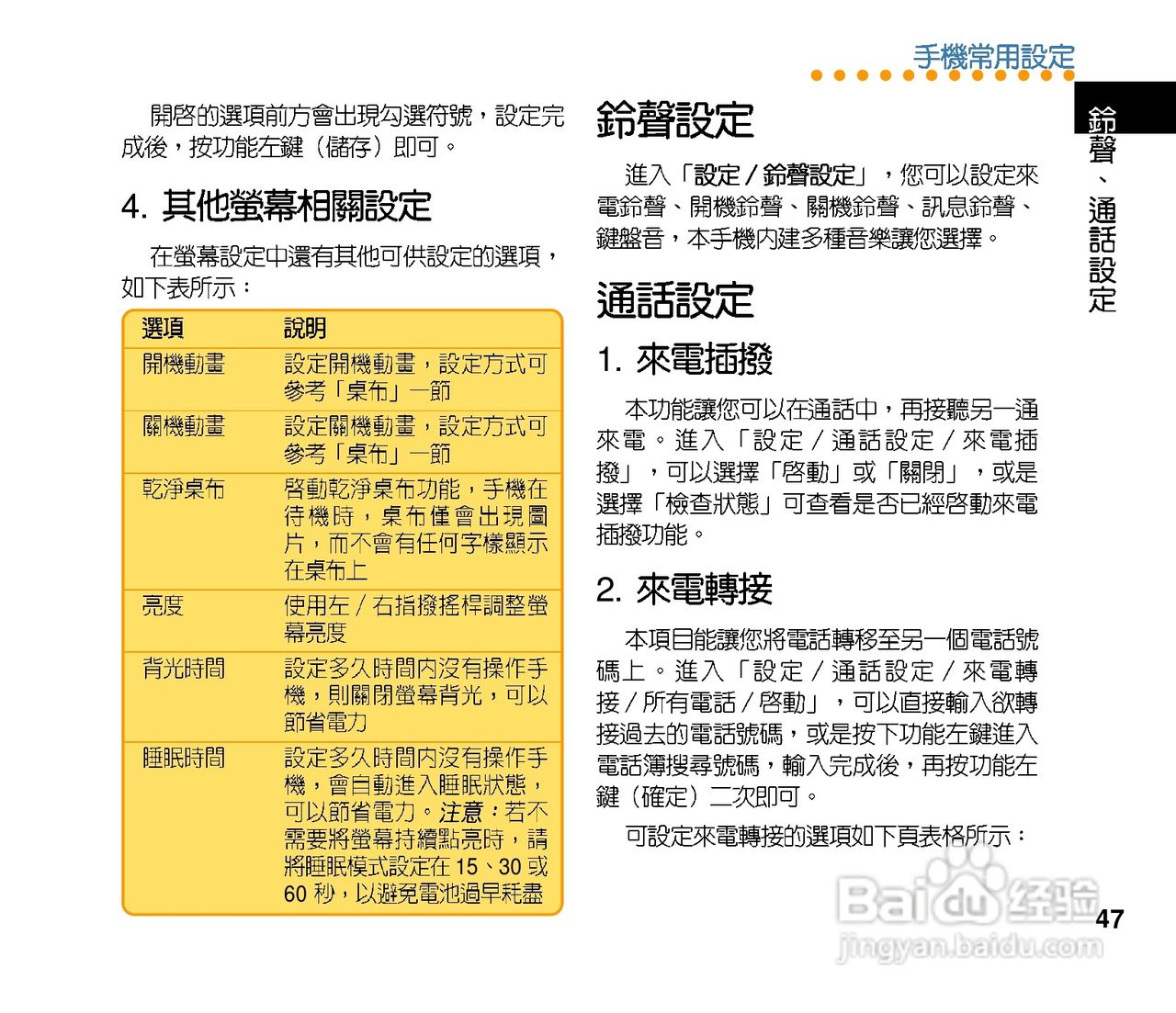 华硕手机V80型说明书:[5]