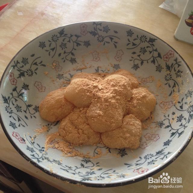 赞不绝口的黄豆粉麻薯