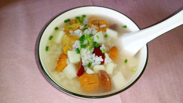 板栗山药红枣粥