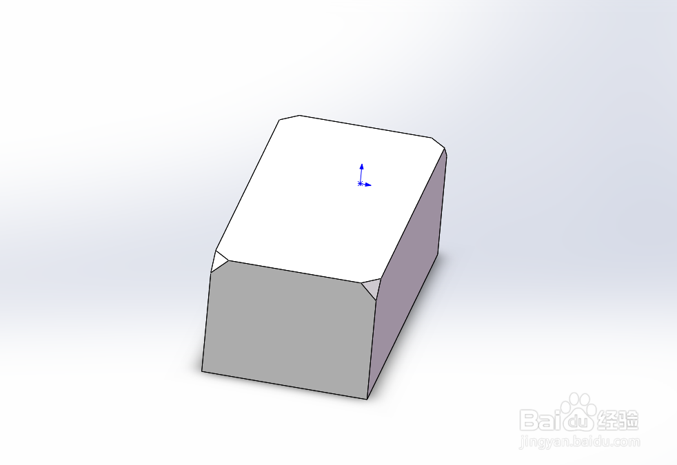 solidworks怎样给零件的顶点倒角