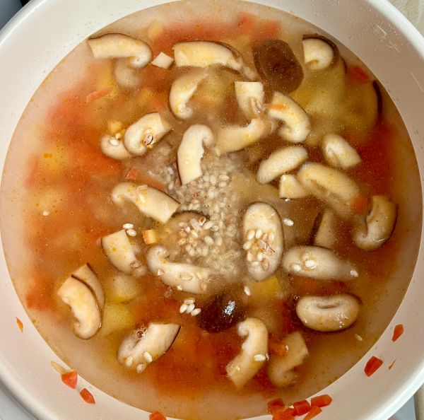 鲜味板栗虾仁粥