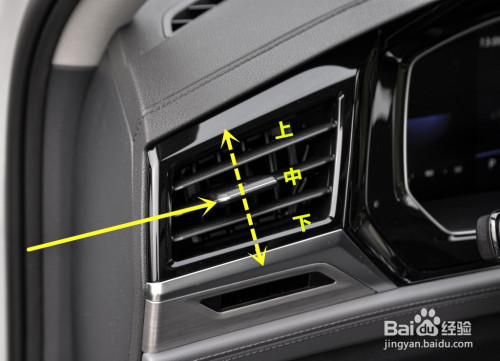 暖空调都调节好后,通过出风口调节杆来调节出风方向(根据需要).