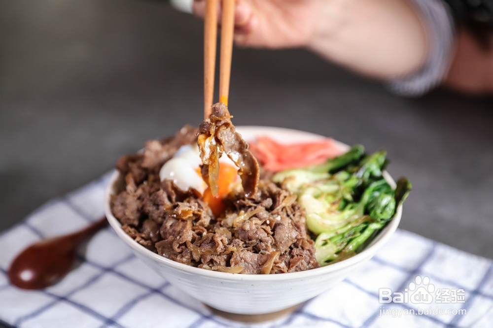 简单美味的牛肉盖饭