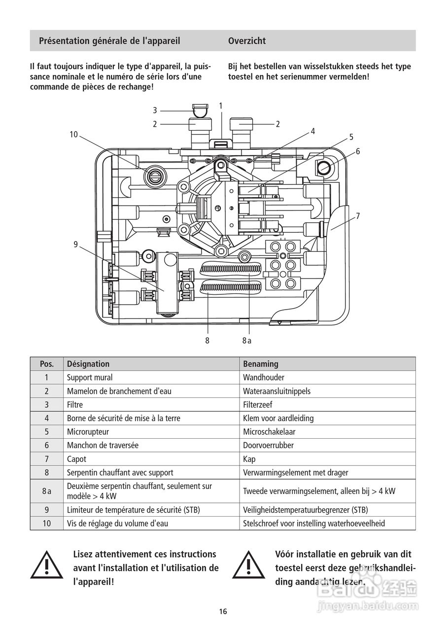 德国宝CLAGE MDH-6即热式电热水器使用说明书:[2]