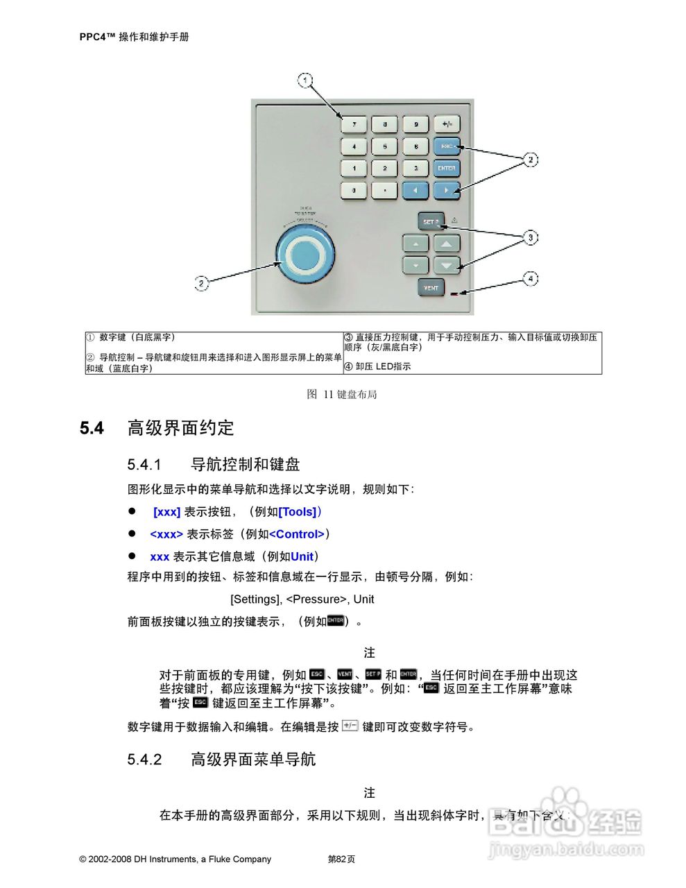 福禄克PPC4 压力控制器/校准器用户手册:[10]