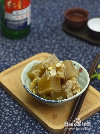 <b>家庭美食花生黄豆皮冻</b>