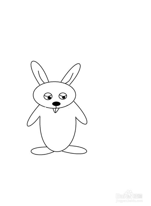 怎样画想吃萝卜的小兔子