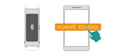 如何用华为手环B3听音乐?