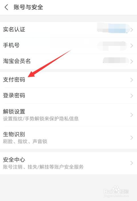 支付宝支付密码怎么修改