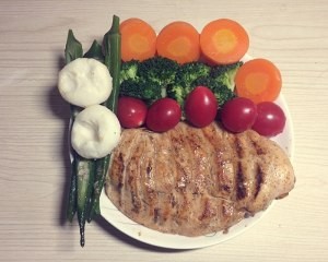 香煎鸡胸肉-健身减肥食谱