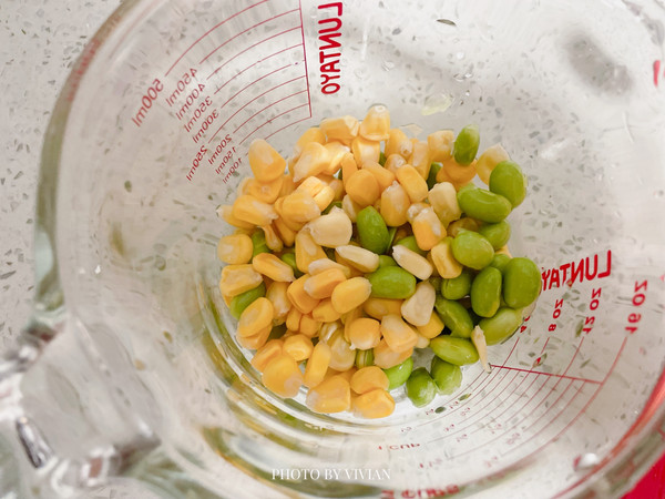 养生凉拌毛豆菠菜