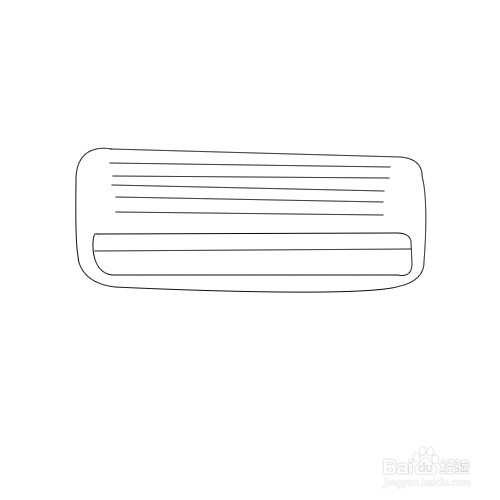 如何画空调简笔画