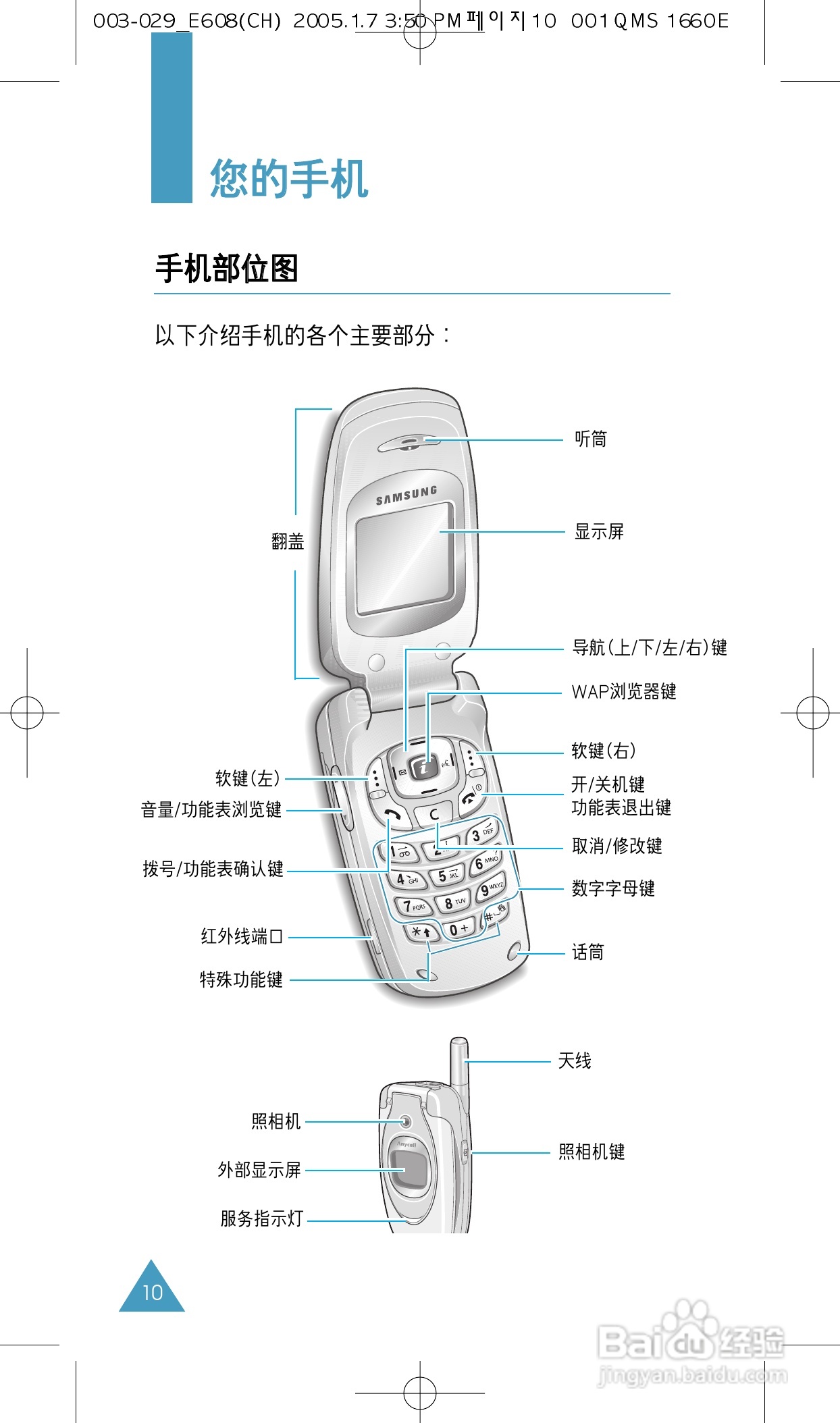 三星SGH-E608手机使用说明书:[1]