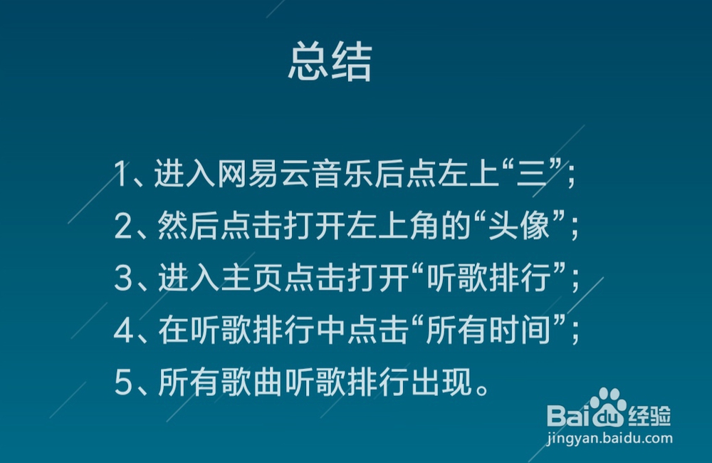 在网易云音乐如何查看听歌排行