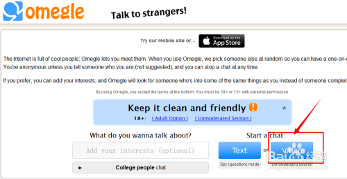 omegle如何使用