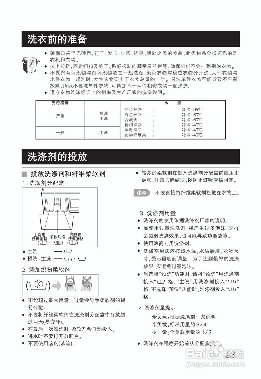 LG WD-T12235DJ洗衣机使用说明书:[3]