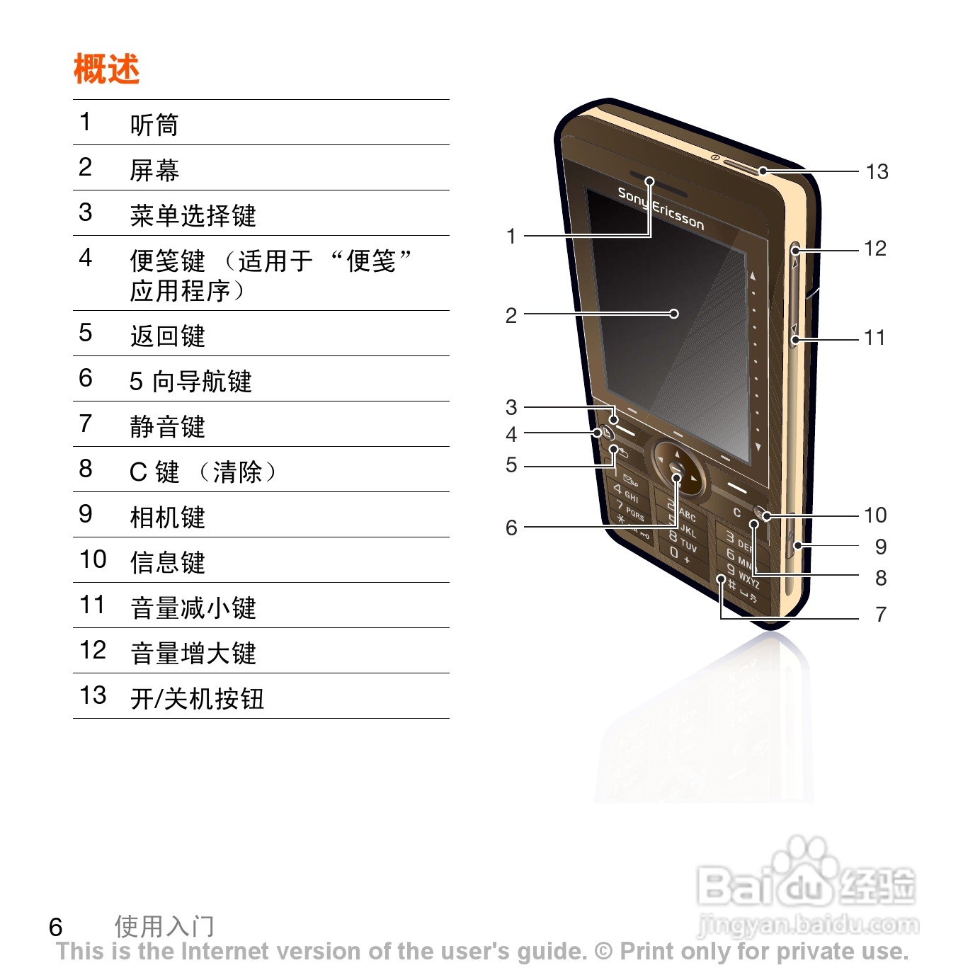 索尼爱立信G700c手机使用说明书:[1]