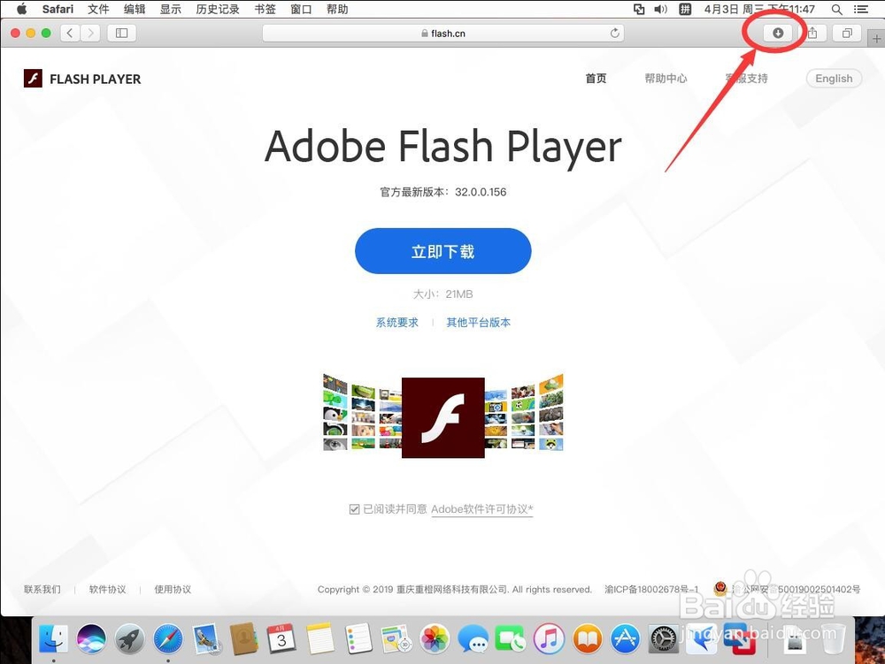 苹果电脑Mac系统如何安装Adobe Flash Player